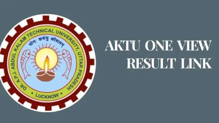 AKTU One View Result 2024 (Out): UG & PG Result, How to Check, Dates, Download @aktu.ac.in